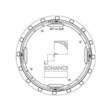 Sonance VP86R SST/SUR Rear